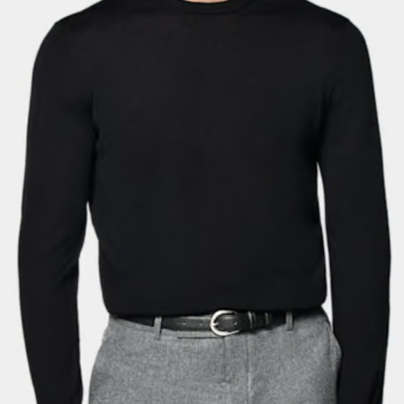 Suitsupply Black Merino Crewneck Size: Small New with Tags - Picture 7 of 7